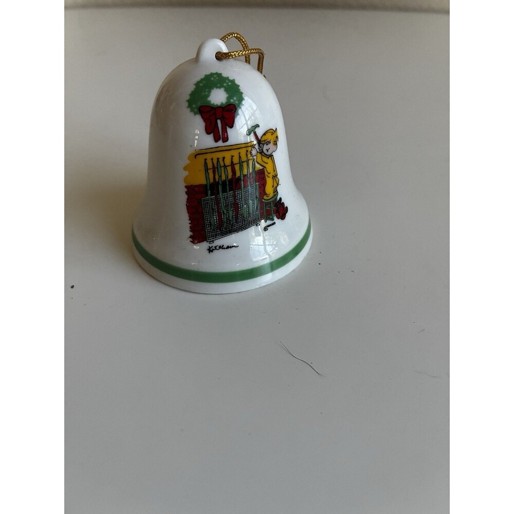 Dennis the Menace 1976 Christmas Ornament Bell Vintage Comic